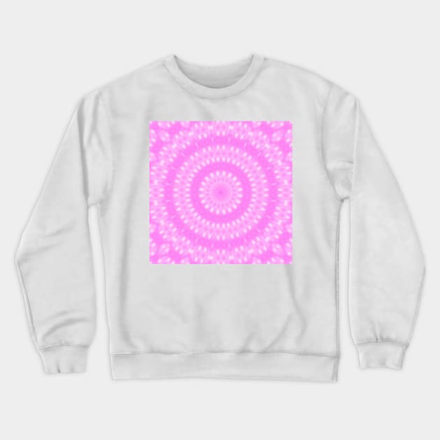 delicate kaleidoscope in pretty pink Crewneck Sweatshirt by hereswendy